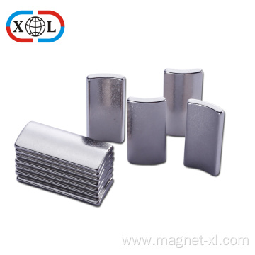 High performance arc magnet for generator motor rotor